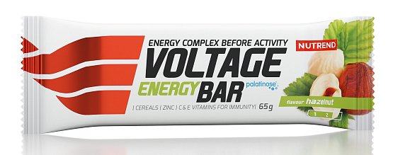 Voltage Energy Bar, tyčinka, 65 g, lieskový orech