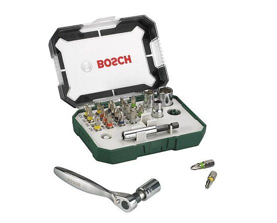 BOSCH Sada mini skrutkovača a račne (26-dielna)
