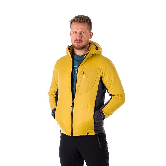 NORTHFINDER trekingová hybrid s primaloft, OTIS, horčicová NORTHFINDER trekingová hybrid s primaloft, OTIS, horčicová