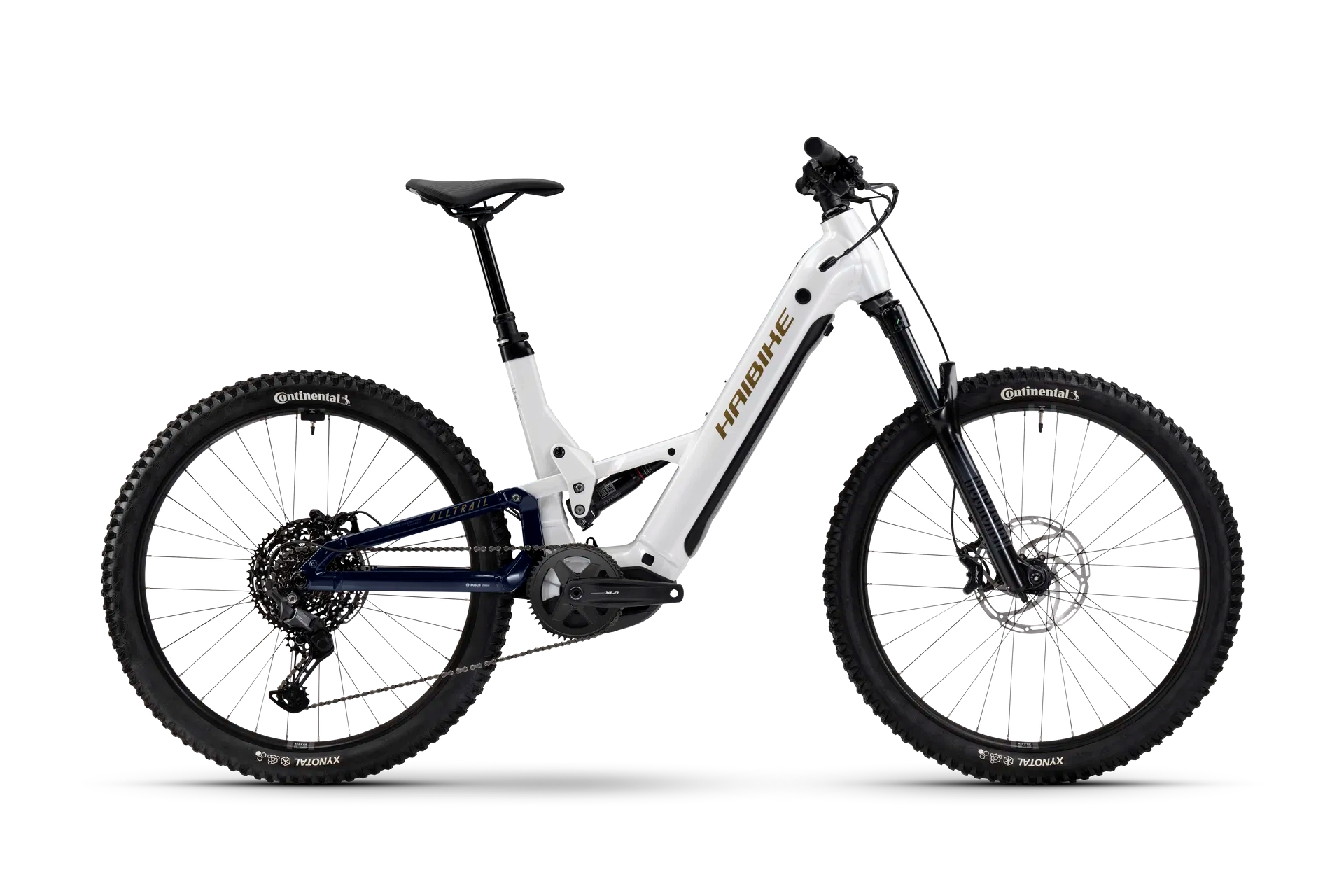 HAIBIKE AllTrail 8 Low 27,5" 2026 (800Wh), white/blue/gold glossy