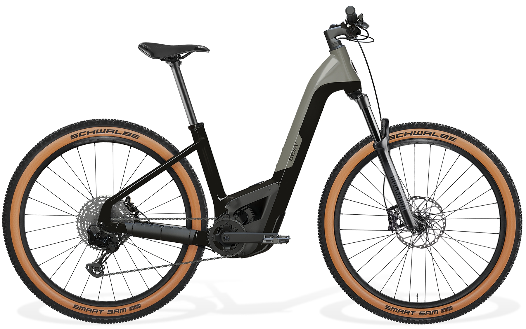 BESV TRX-B 1.0 Low Step 29" (750Wh), bright slate grey