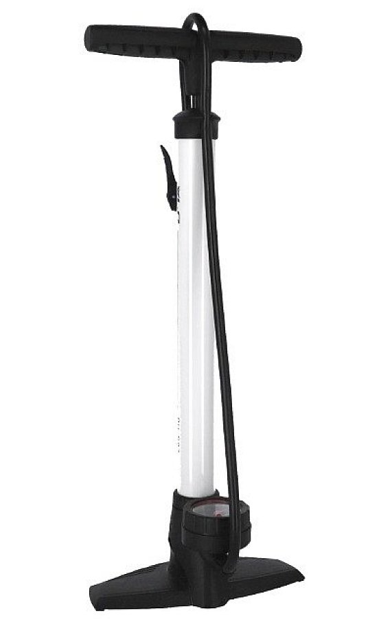 XLC Nožná pumpa PU-S07 11 bar., dual. hlava, white