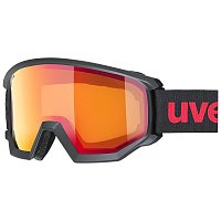 UVEX Athletic FM, black mat/red-clear, S2
