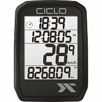 Bezdrôtový tachometer CicloSport PROTOS 205, čierny