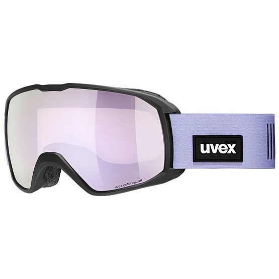 UVEX Xcitd CV, black matt SL/lavender-yellow, S2