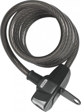 Zámok ABUS Booster 670, lankový zámok, špirála, čierna