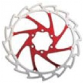 Brzdový kotúč ALLIGATOR HK-R11, wind-cutter, červený, 180 mm