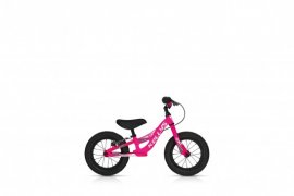 Detské odrážadlo KELLYS KITE 12 RACE NEON PINK s brzdou