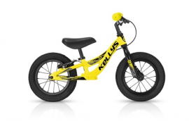 Detské odrážadlo KELLYS KITE 12 RACE YELLOW s brzdou
