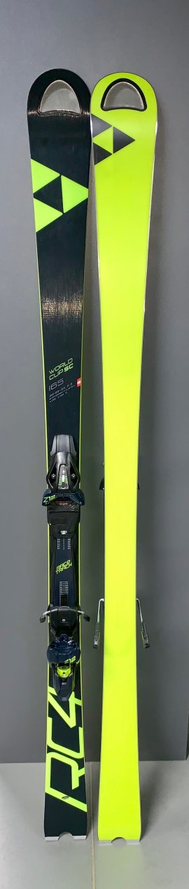 FISCHER RC4 WORLDCUP SC YELLOW BASE + RC4 Z12 GW 18/19 - 1X JAZDENÉ (TOP STAV)