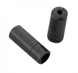Koncovka bowdenu JAGWIRE BOT112BJ, utesnená, Al, čierna, 4,5 mm, cena za 1 ks
