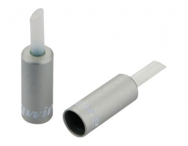 Koncovka bowdenu JAGWIRE BOT060SJ s ochranou, Al, strieborná, 5mm