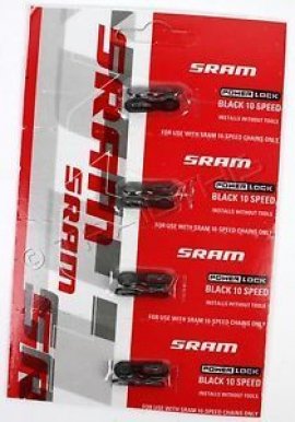 SPOJKA SRAM POWERLOCK BLACK 10 RYCHL. BALENÍ 4 KS, Cena za 1 ks