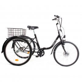 APACHE ETRIKE 10,4 Ah 24" 2017, čierna, Nexus 3-sp