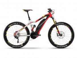HAIBIKE XDURO AllMtn 10.0 27,5" 2018, strieborná/červená/čierna