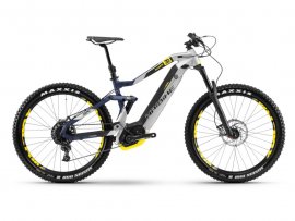 HAIBIKE XDURO AllMtn 7.0 27,5" 2018, strieborná/modrá/žltá