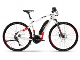 HAIBIKE SDURO Cross 6.0 pánsky 28" 2018, biela/červená/antracitová