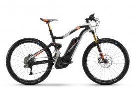 HAIBIKE XDURO FullSeven karbon 10.0 27,5" 2018, karbon/strieborná/oranžová