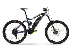HAIBIKE XDURO NDURO 7.0 27,5" 2018, strieborná/modrá/žltá