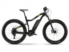 HAIBIKE XDURO FatSix 9.0 26" 2018, čierna/titan/žltá