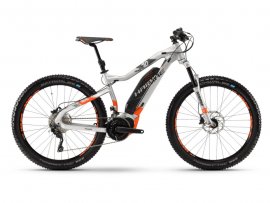 HAIBIKE SDURO HardSeven 8.0 27,5" 2018, strieborná/oranžová/olivová