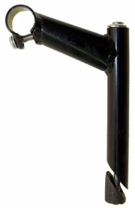 Predstavec oceľ,čierny 22,2 160/60mm, riadidlá 25,4 mm