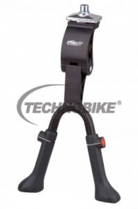 Stojan PRO-T stredový nastaviteľný Al na elektrobicykel 20"-29", čierna
