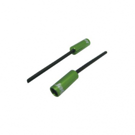 Koncovka bowdenu JAGWIRE BOT012EJ, s trubičkou, Al, zelená, 4 mm