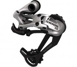 Prehadzovačka SRAM X-5 9 rýchl., stredné vodítko, strieborná