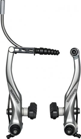 V-Brake Shimano BR-T 4000, predné koleso, strieborná