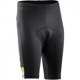 Cyklistické nohavice Northwave ORIGIN Junior Shorts, black/yellowfluo