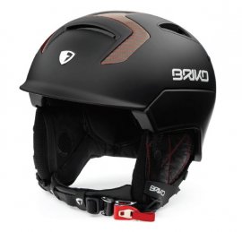 Lyžiarska prilba BRIKO MONGIBELLO CARBONIO, shiny black red