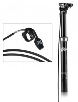XLC All MTN teleskopická sedlovka SP-T06, O 31,6mm, 420 mm, cerná, Remote 55-90 kg
