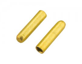 Koncovka lanka JAGWIRE BOT117-CO6 , Al, červená, 1,8 mm, zlatá