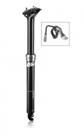 Teleskopická sedlovka XLC SP-T011, Ø 30,9mm, 420mm, čierna, ICR