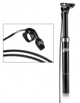 XLC All MTN teleskopická sedlovka SP-T06, O 31,6mm, 350mm, cerná, Remote 80-110kg