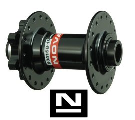 Náboj Novatec D041SB-15, predný, 32-dierový, čierny (N-logo)