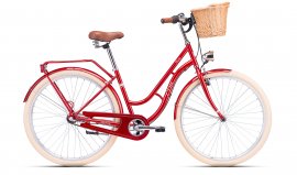CTM Fiore 28" 2018, tmavá červená, 18"