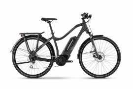 Haibike SDURO Trekking 1.0 dámsky 28" 2019, čierna/titán/šedá matná