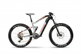 Haibike XDURO AllMtn 10.0 2020, carbon/strieborná/červená matná