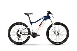 Haibike SDURO HardSeven 5.0 27,5" 2019, modrá/biela/oranžová - SUPER CENA!