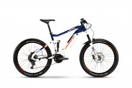 Haibike SDURO FullSeven LT 5.0 27,5" 2019, biela/modrá/oranžová