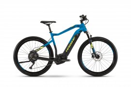 Haibike SDURO Cross 9.0 pánsky 27,5" 2019, čierna/modrá/žltá matná
