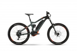 Haibike XDURO Dwnhll 8.0 27,5" 2019, olivová/carbon/oranžová matná