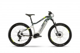 Haibike SDURO HardSeven Life 8.0 27,5" 2019, strieborná/olivová/žltá