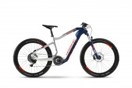 Haibike XDURO AllTrail 5.0 27,5" 2019, modrá/biela/oranžová