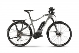 Haibike SDURO Trekking 3.5 pánsky 28" 2019, šedá/biela/čierna matná
