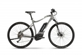 Haibike SDURO Cross 3.0 pánsky 28" 2019, šedá/biela/čierna matná