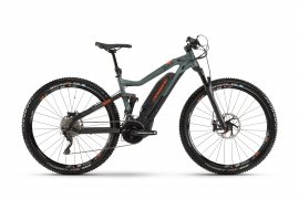 Haibike SDURO FullNine 8.0 29" 2019, olivová/carbon/oranžová matná