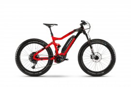 Haibike XDURO FullFatSix 10.0 26" 2019, červená/čierna/strieborná